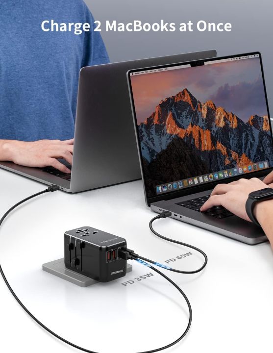 Momax%201-World%20UA10%20100W%20GaN%204%20ports%20+%20AC%20Travel%20Adapter%20-%20Image%203