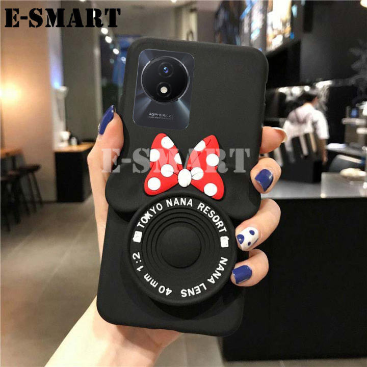 Phone%20Case%20For%20VIVO%20Y02A%20Back%20Cover%20Cute%20Cartoon%20Camera%20Stand%20Holder%20Silicone%20Soft%20Cases%20for%20VIVOY02A%20Back%20Cover%20Makeup%20Mirror%20Phone%20Cover%20Casing%20-%20Image%205