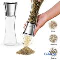 Xiajing Stainless Steel Salt Grinder Pepper Shaker with Adjustable Coarseness Pepper Mill Spice Jar Containers Kitchen Accessories Cooking Tool. 