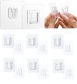 Double Sided Wall Hooks-Self Adhesive Hooks for Wall Hanging - (3)- Pcs. 