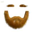 False Eyebrow and Beard Set Costume Women Men Makeup Fake Mustache for Operas Stage Performance. 