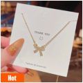 Simple Women Jewelry Alloy Heart Necklace. 
