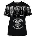 New Trendy Sons of Anarchy 3D Printed T Shirts Mens Womens Harajuku Style Streetwear Summer Tops.