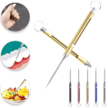 Multipurpose Fruit Pocket Tooth Pick Key Chain Ring Tools Point Keychain Camping Survival Tools - Kitchen Accessories - Kitchen Accessories. 