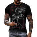 Bird Crow Dark Mighty Raven 3d Graphics T Shirts Men Clothing Casual Fashion O Neck Short Sleeve T-shirts High Quality Cool Tees.
