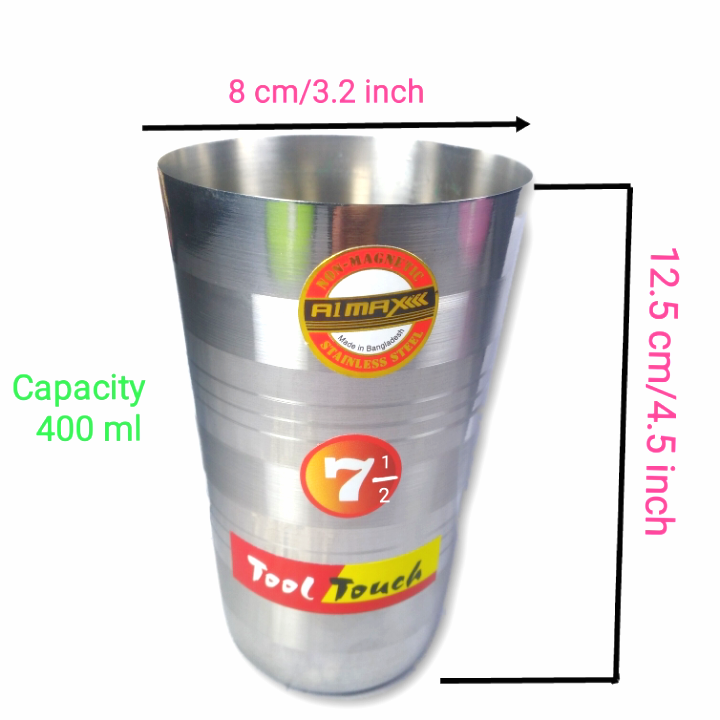 Non%20Magnetic%20Pure%20Stainless%20Steel%20Glass%20400ml%20-%20Image%202