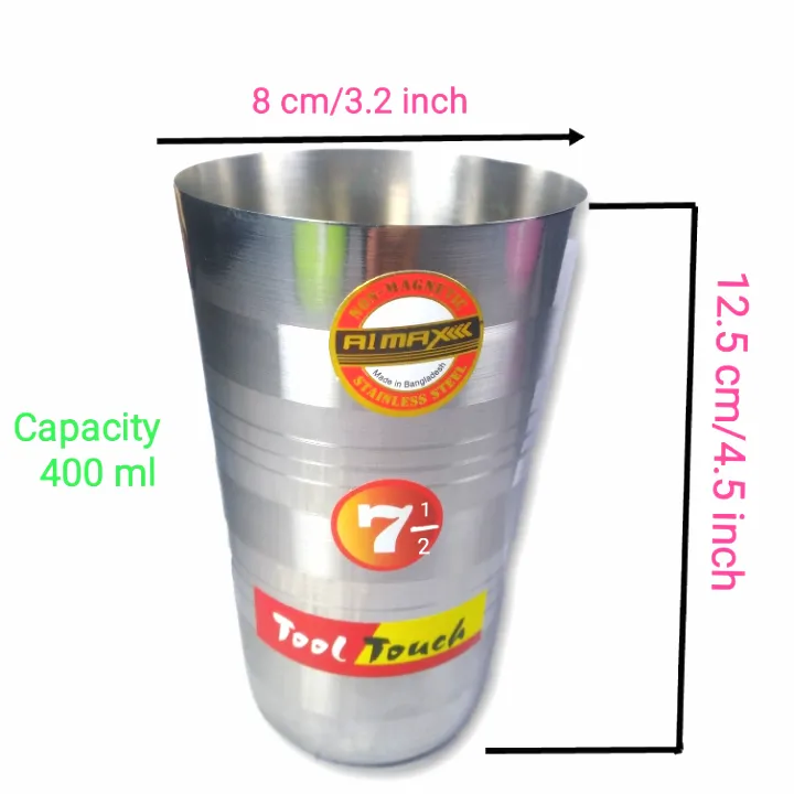 Non%20Magnetic%20Pure%20Stainless%20Steel%20Glass%20400ml%20-%20Image%202