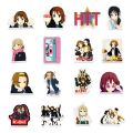 10/30/50PCS Animation K-ON Graffiti Waterproof Sticker Cartoon Cute Character Hand Account Water Cup Skateboard Helmet Wholesale.
