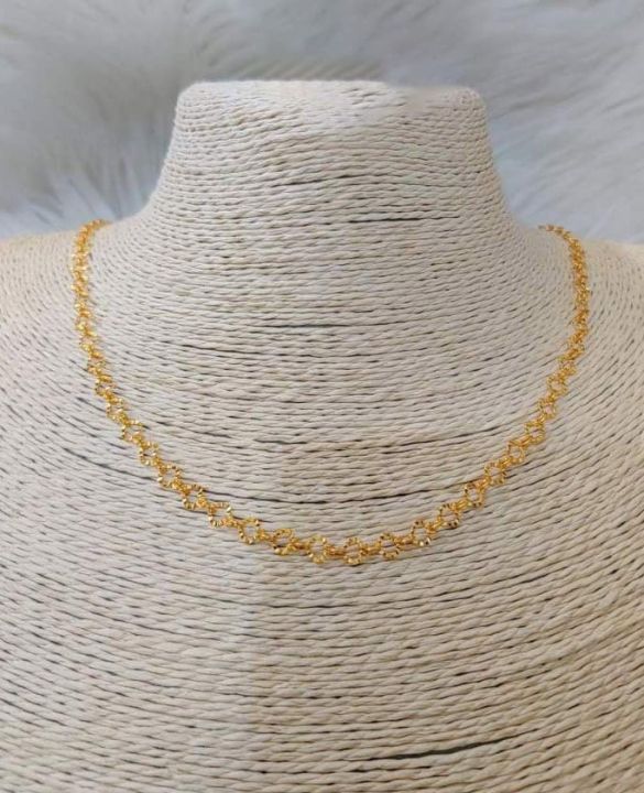 CM Jewelry flexible Long Lasting Lightweight Classic Daily Wear Necklace Chain For Girls