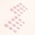 24pcs With Glue Fake nails With Design False nails Wearable press on nails  stylish pattern Artificial nails Full Cover nail art. 