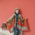 Western Tibet, Northwest, Gannan, Travel Clothes, Western Sichuan, Yunnan National Style, Cape and Shawl, Xinjiang Travel Wear, Autumn Women.
