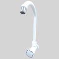 এন-পলি- ঝর্ণা Long Moving Sink Cock [White}. 
