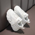 Spring and autumn, middle and large children's single shoes, girls' sneakers, girls' shoes, primary school students, velvet sneakers, light children's casual shoes. 
