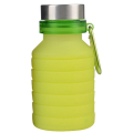 550ML Foldable Collapsible Telescopic Silicone Water Bottle Outdoor Water Cups Red.