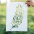 Stencil for Wall & Fashion Painting Template 10 by 8 inch..