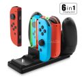 6 in 1 Nintendo Switch Charger 4 Joycon 2 Pro Controller Charging Dock Station NS Joystick Stand.