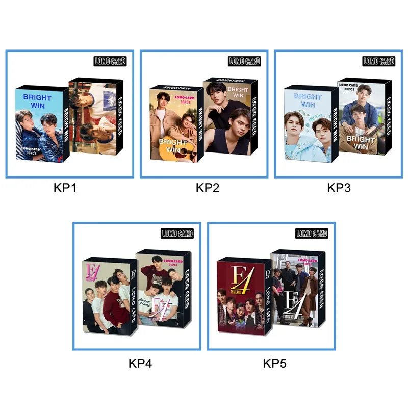 30Pcs/Box Bright win F4 Thailand Lomo Card Photocard