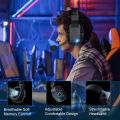 Wireless Gaming Headset with Noise Cancelling Mic 2.4G Bluetooth USB 3.5mm Wired 3 Modes for PC, PS4, PS5, Mac, Switch, Phone.