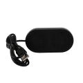 USB Speaker Portable Loudspeaker Powered Stereo Multimedia Speaker for Notebook Laptop PC(Black). 