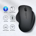 Wireless Bluetooth Mouse Wireless Computer Mouse Gamer 6 Buttons Ergonomic Mouse Rechargeable Mause Gaming Dual Mode Mice For PC. 
