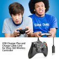 1.5m USB Charging Cable f Play Charger Cord High Quality Game Accessory 2022or Xbox 360 Wireless Controller.