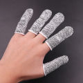 【Booming】 10Pcs Finger Cots Thumb Protector Anti-Cut Fingertips Finger Sleeve Flexible Resistant Protection Finger Cots DIY Work Kengding. 