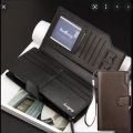 Long Leather Card Holder Wallet For Men And Women Long Purse High Quality Wallets - Wallet For Men - Money Bag For Men. 