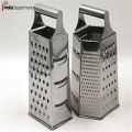 stainless steel box tapered grated 4 sided fruit grater.