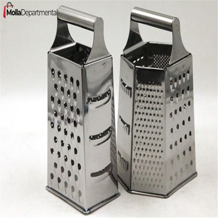 stainless%20steel%20box%20tapered%20grated%204%20sided%20fruit%20grater%20-%20Image%202