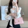 Spring New High-Grade Women's Clothing Light Mature Woman Shenfan Adult Lady like Woman Fried Street White Shirt All-Matching Top.