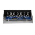 ALLOYSEED 5.25 inch 9 Pin to 7 Ports USB 2.0 Hub CD-ROM Drive Bay CD ROM Front Panel with HUB Chip for Computer Case.