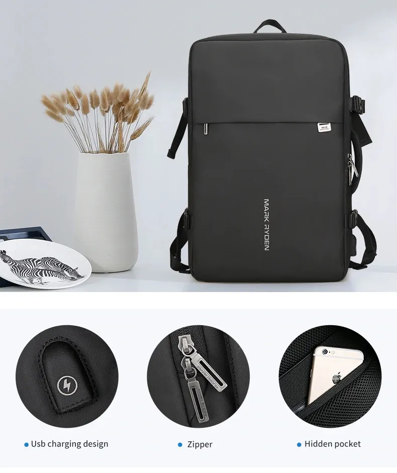 MARK RYDEN MR8057 Expandable Large Capacity Laptop Backpack