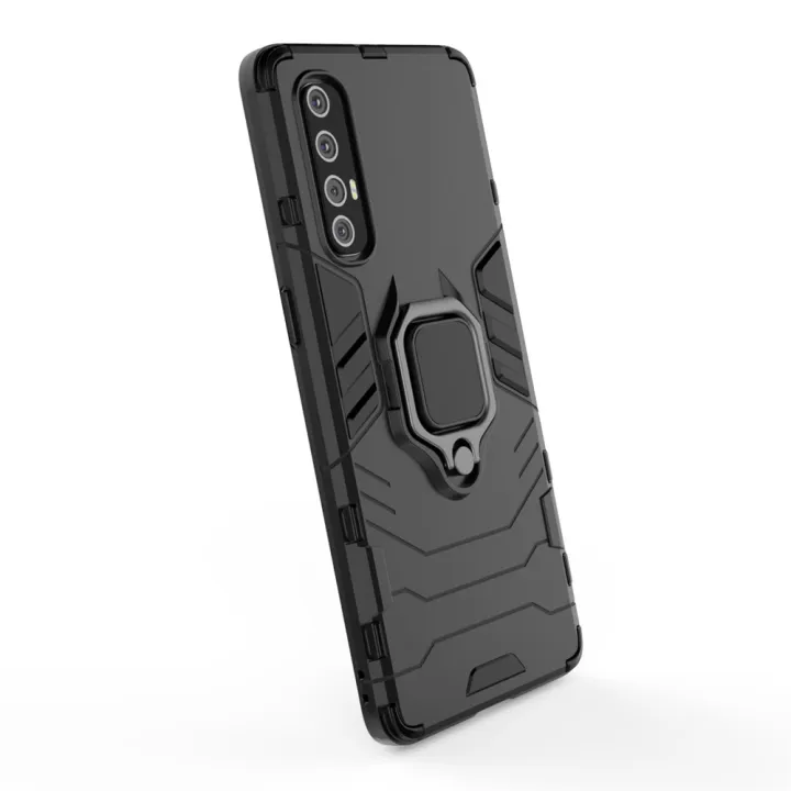 Lenuo%20Phone%20Case%20for%20OPPO%20Find%20X2%20Neo%20Silicone%20PC%20Metal%20Ring%20Holder%20Cover%20-%20Image%207