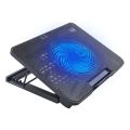 LED Lighting Adjustable Angle USB Laptop Cooler Fan Cooling Stand Bracket Base 2 Cooling Fan Laptop Cooling Pad Notebook Stand.