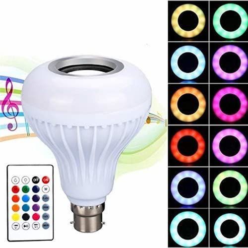 Smart Music Led Light Bulb With Remote Control & Bluetooth Speaker