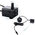 USB 5V Water Pump Atomizer with Water Circulation Mountain Waterfall Bonsai Landscape Fish Tank Scenery Spray Humidifier.