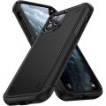 Anti-fall 2 in 1 Heavy Duty Armor Case For iPhone 11 Pro Max Phone Case Shockproof Soft Casing Hard Back Cover.