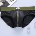 1 PCS Men's briefs milk silk low-rise elastic three-dimensional pocket comfortable Underwear ADDICTED briefs Breathable Soft Underpants.