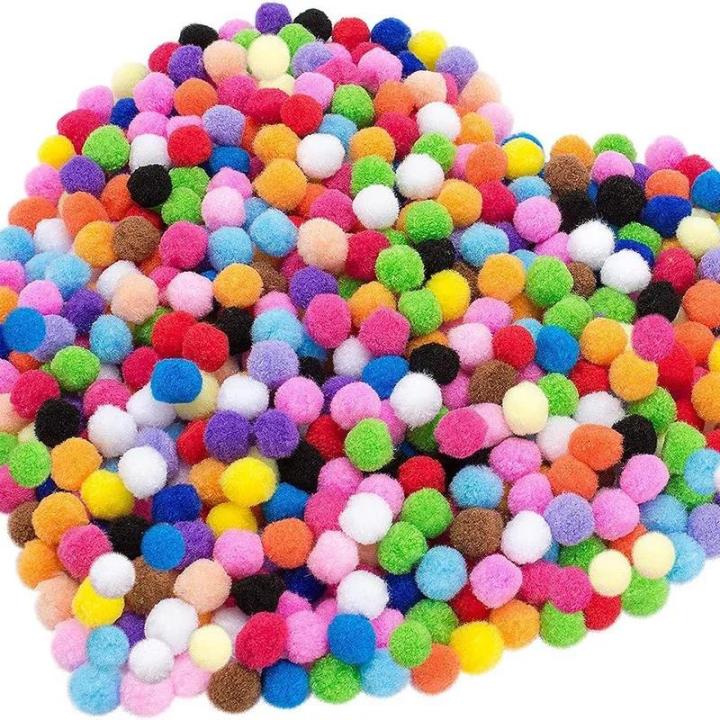 8/10/15/20/25/30mm%20Pom%20Pom%20Fur%20Balls%20Fluffy%20Soft%20PomPoms%20Multicolor%20Pompoms%20Fur%20Ball%20High-Elastic%20PomPom%20Creative%20Craft%20Supplies%20-%20Image%202