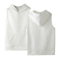 Fashion Men Women Solid Color Hoodies Sweatshirts Casual  Hop Hooded Pullover Sleeveless Srt Homme Harajuku Hoodie Tops 4XL. 