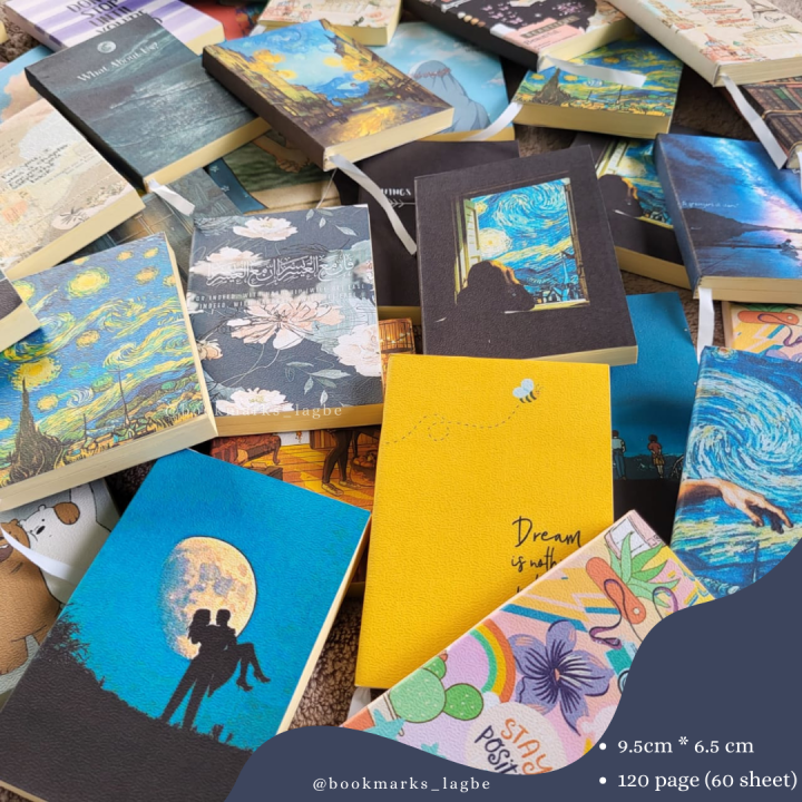 Aesthetic Mini Notebook (3.9"*2.6")// customization available