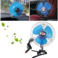 12V Clip-On Car Fan Portable Mini Vehicle Dashboard 6 Inch.