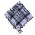 Arab Turban Muslim Keffiyeh Scarf Hijab Shemagh Desert Keffiyeh Fashion Style Military for Head Neck Scarf White Arab. 