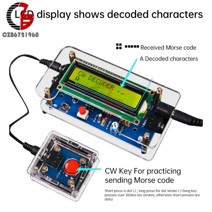 DC9V%20CW%20Decoder%20Morse%20Code%20Reader%20DIY%20CW%20Trainer%20Decoder%20Kit%20LCD%20Display%20Radio%20Circuit%20Board%20Electronic%20Welding%20Practice%20Kits%20-%20Image%203