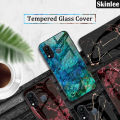 Phone Case for Infinix Hot 11S Back Cover Fashion Marble Tempered Glass Soft Silicone Cases for Infinix Hot 11S Cover. 