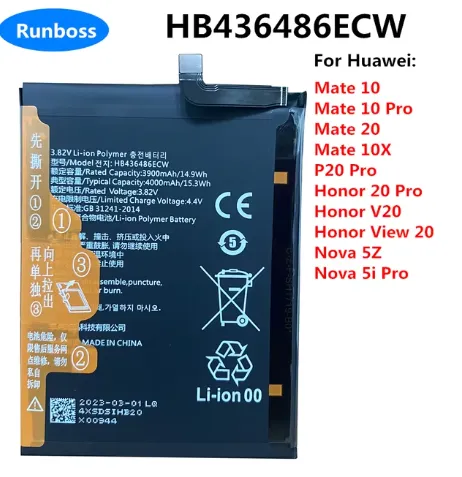 Original%20HB436486ECW%204000mAh%20Battery%20for%20Huawei%20Mate%2010%2010Pro,Mate%2020,Mate%2010X,P20%20Pro,Honor%2020%20Pro,View%2020%20V20%20,Nova%205Z,5i%20Pro%20-%20Image%202