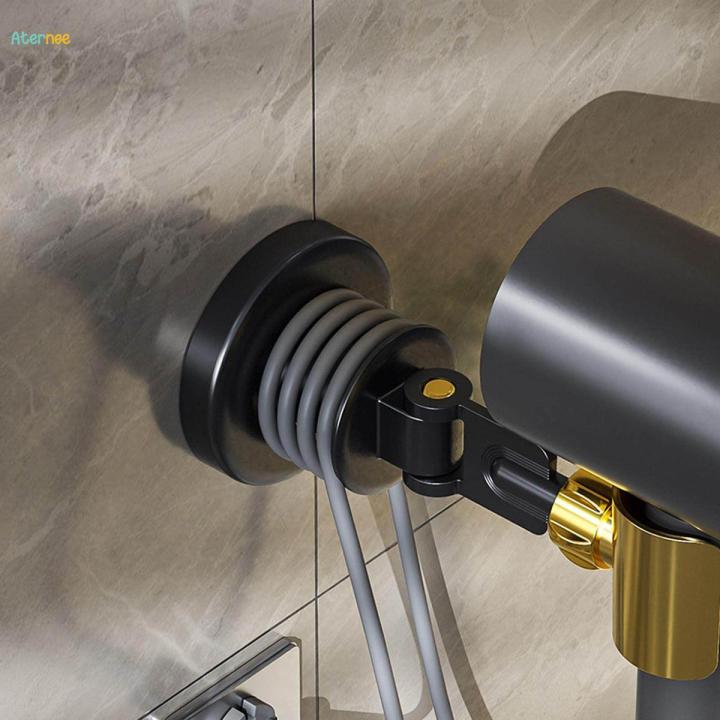Hair Dryer Holder Blow Dryer Stand Hair Dryer Bracket Storage Rack for Washroom Hotel, Home,