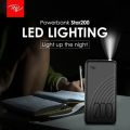 20000mAh Fast Charging, Bright Torch STAR 200 Power Bank. 