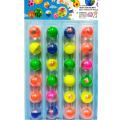 China Ping Pong 24 Piece Rubber Ball Set For Kids-Multicolor. 