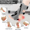 Plantar Fasciitis Night Splint Foot Brace Plantar Fasciitis Relief Splint Ankle Anti-Twist Splint Fit Women Men Adjustable Orthotic Stretcher. 
